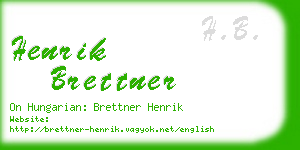 henrik brettner business card